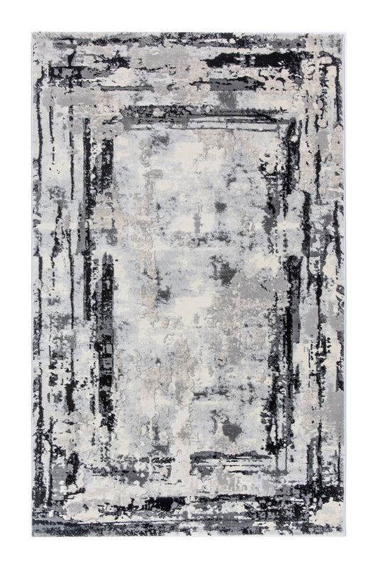 Covor Armeda Rose Black Grey 2