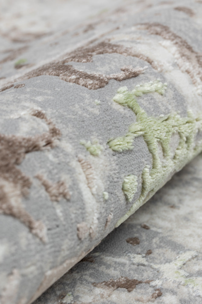Covor Armeda Rose Green Grey 1