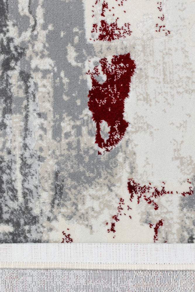 Covor Armeda Rose Red Grey 1