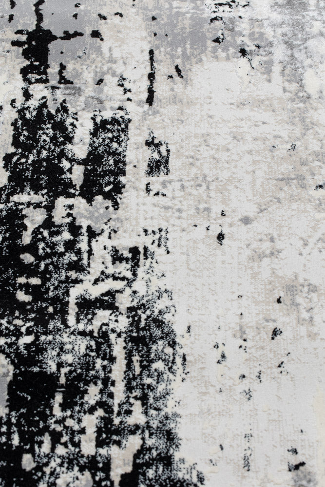 Covor Armeda Rose Black Grey 1