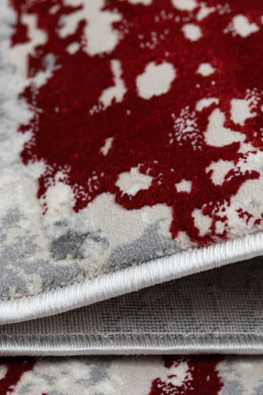Covor Armeda Rose Red Grey 1