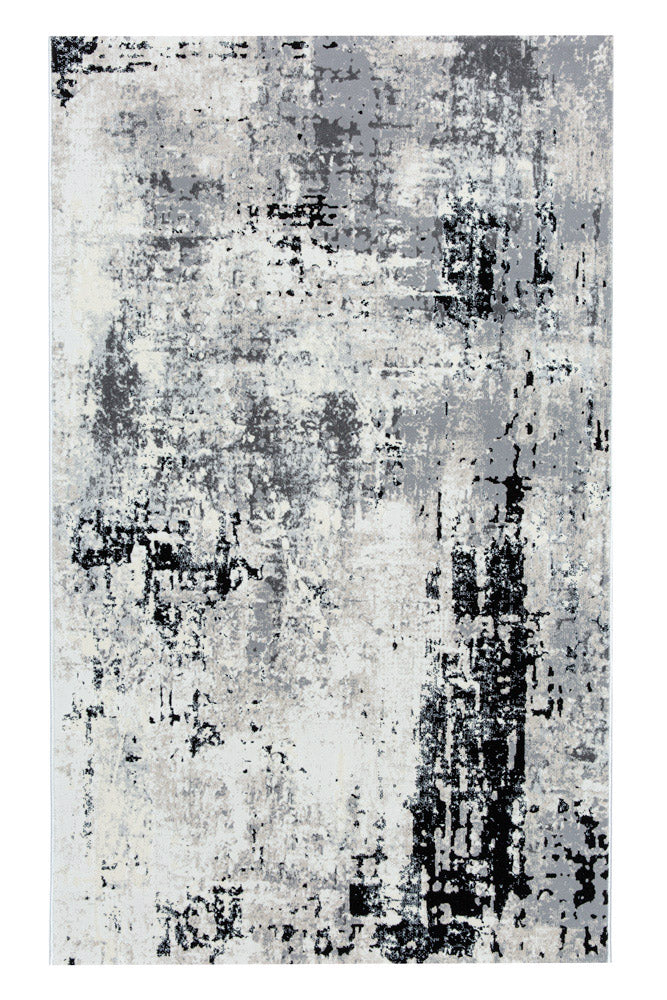 Covor Armeda Rose Black Grey 1