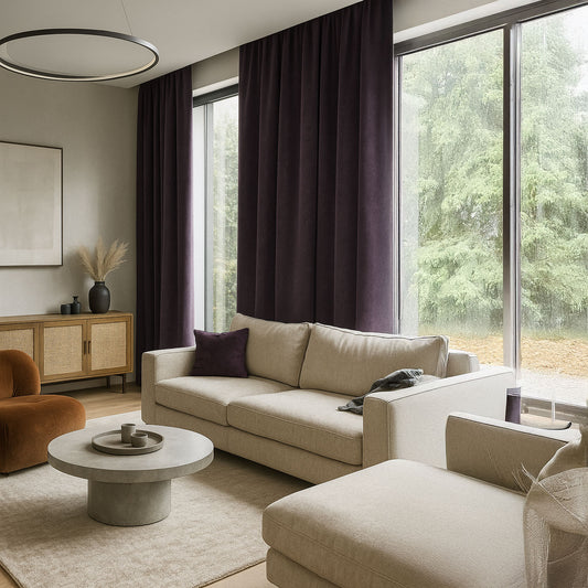 Draperie perdeleria Mov C115 (90% opacitate)