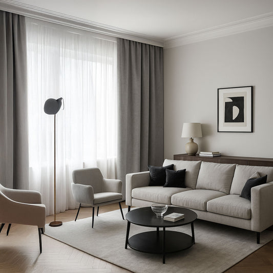 Draperie perdeleria Gri C116 (90% opacitate)
