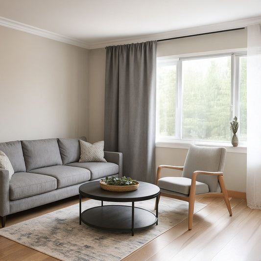Draperie perdeleria Gri C117 (90% opacitate)