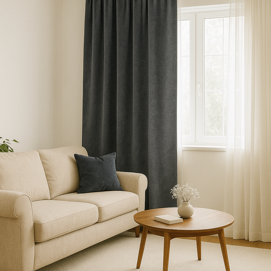 Draperie perdeleria Gri C119 (90% opacitate)