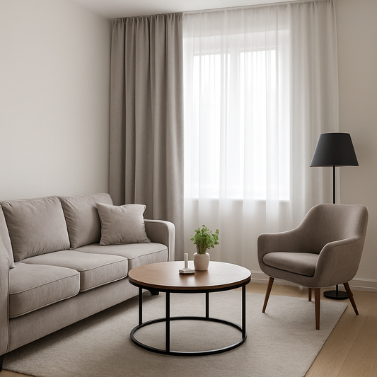Draperie perdeleria Gri C121 (90% opacitate)