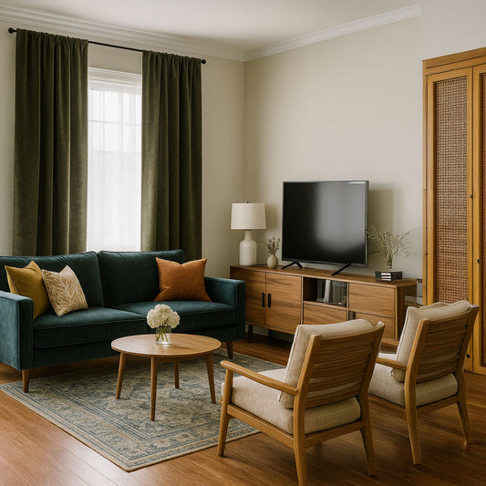 Draperie perdeleria Verde C124 (90% opacitate)
