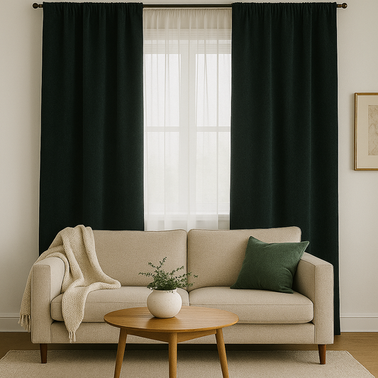 Draperie perdeleria Verde C130 (90% opacitate)