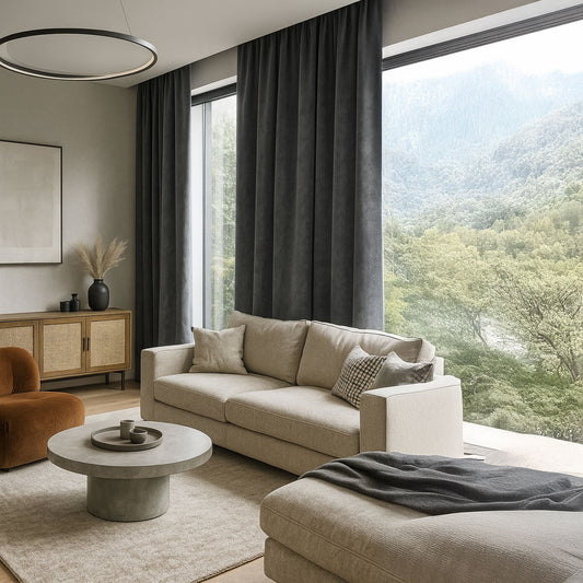 Draperie perdeleria Gri C138 (90% opacitate)