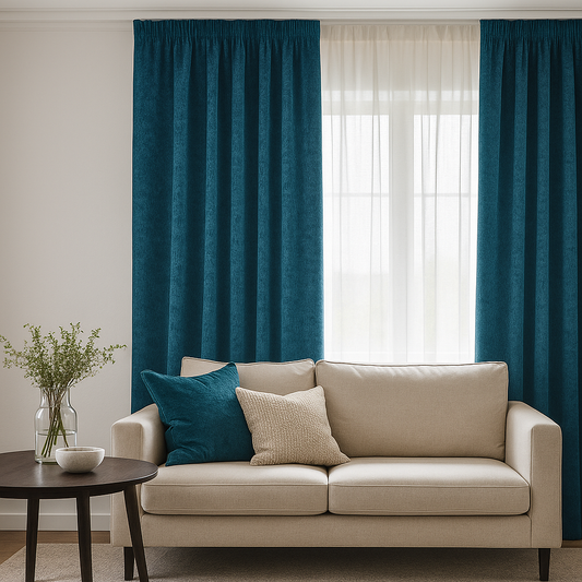 Draperie perdeleria Albastru C141 (90% opacitate)
