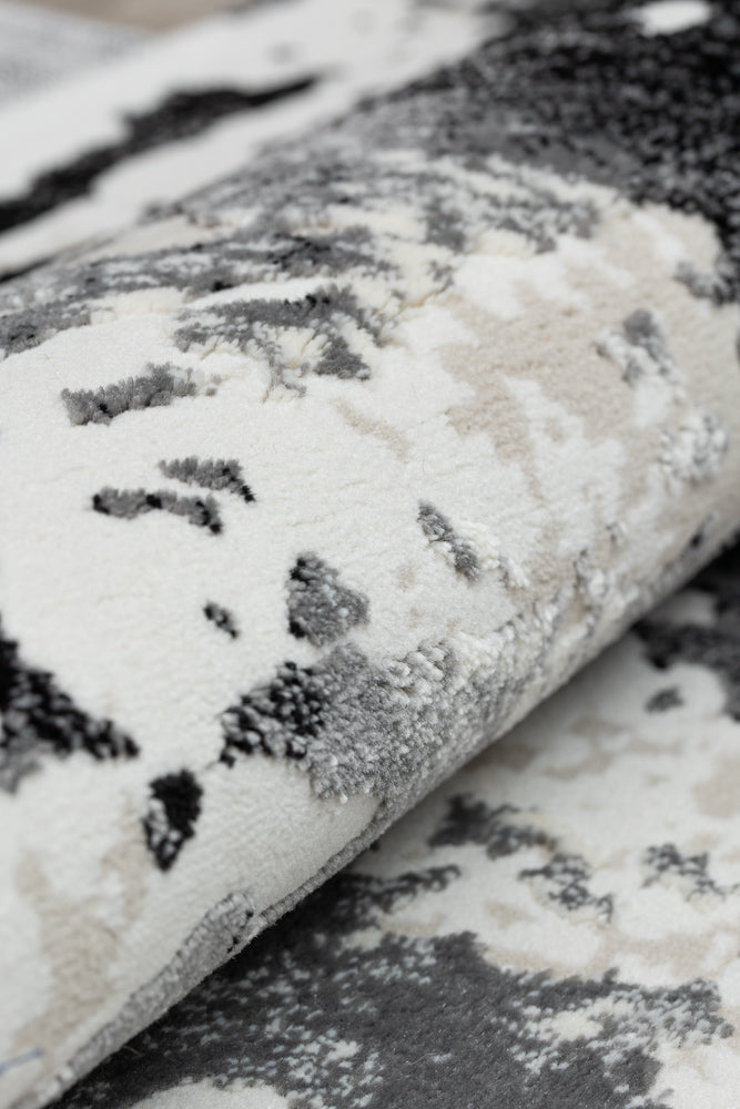 Covor Armeda Rose Black Grey 3