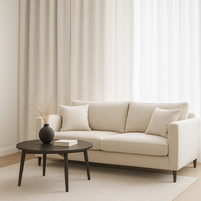 Draperie perdeleria Alb C102 (90% opacitate)