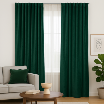 Draperie perdeleria Verde C129 (90% opacitate)
